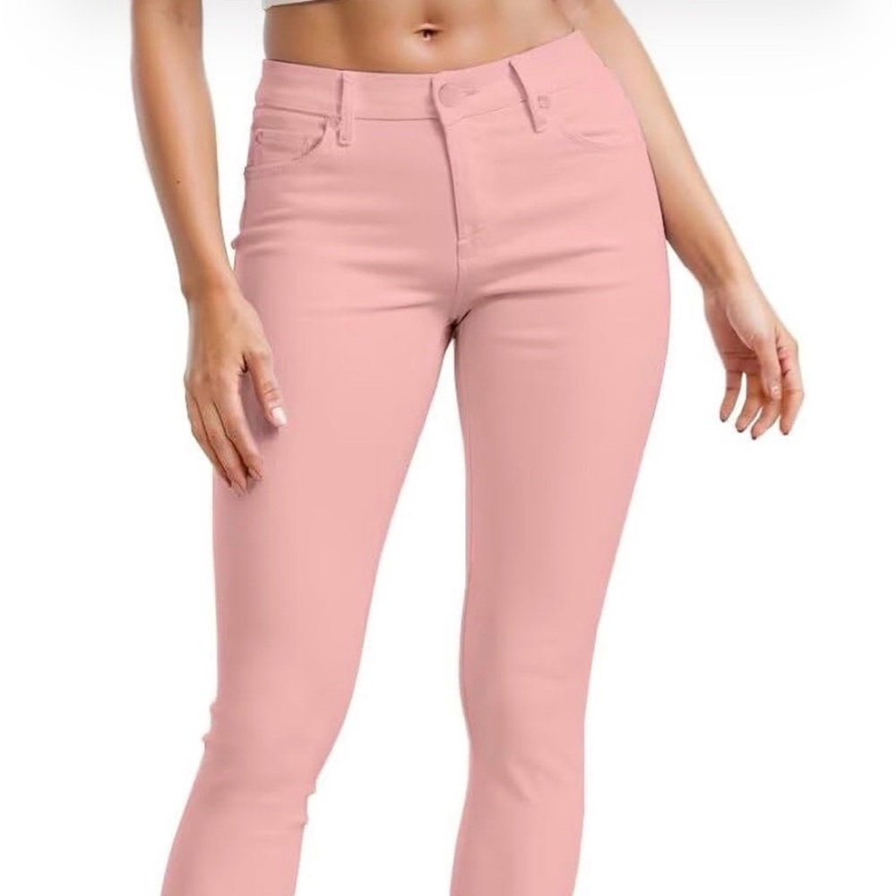 Women's Pink Stretch Skinny Jeans